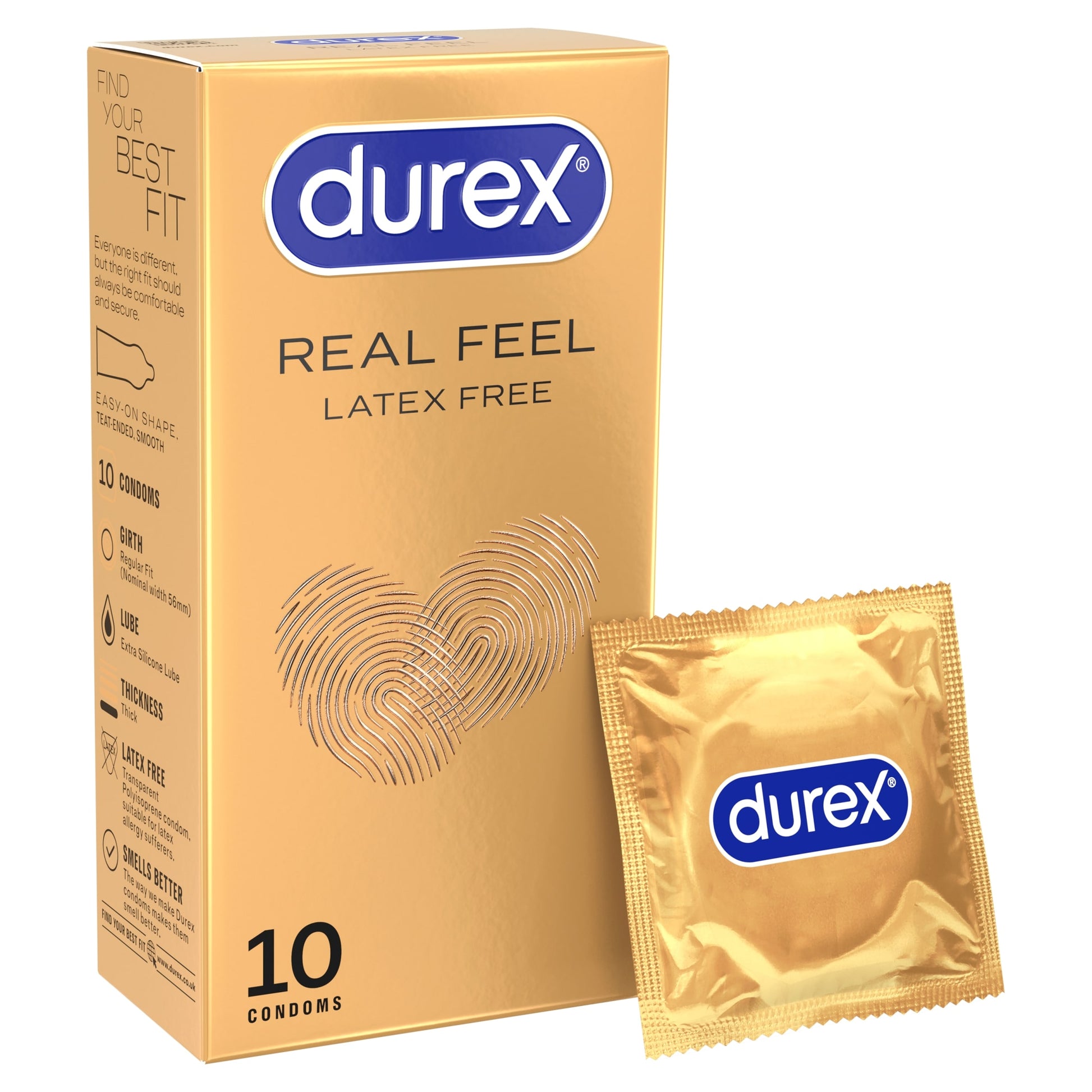 Durex Real Feel Latex Free Condoms 10s — image 1