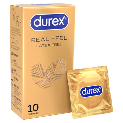 Durex Real Feel Latex Free Condoms 10s — image 1