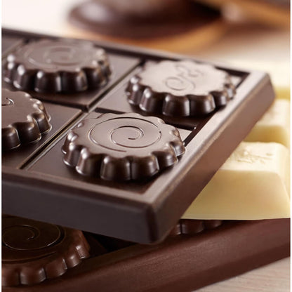 E. Wedel Dark Chocolate with Chocolate Filling 100g — image 2