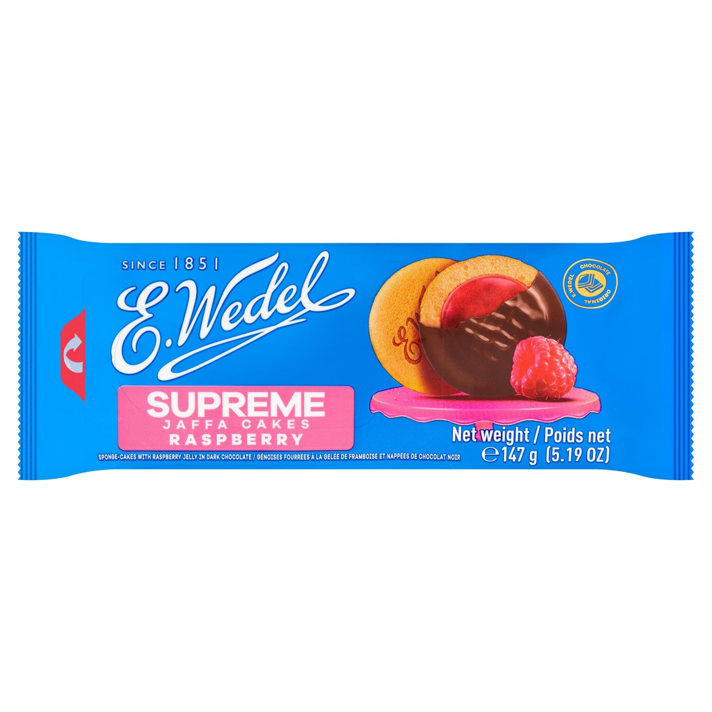 E. Wedel Supreme Jaffa Cakes - Raspberry 147g — image 1