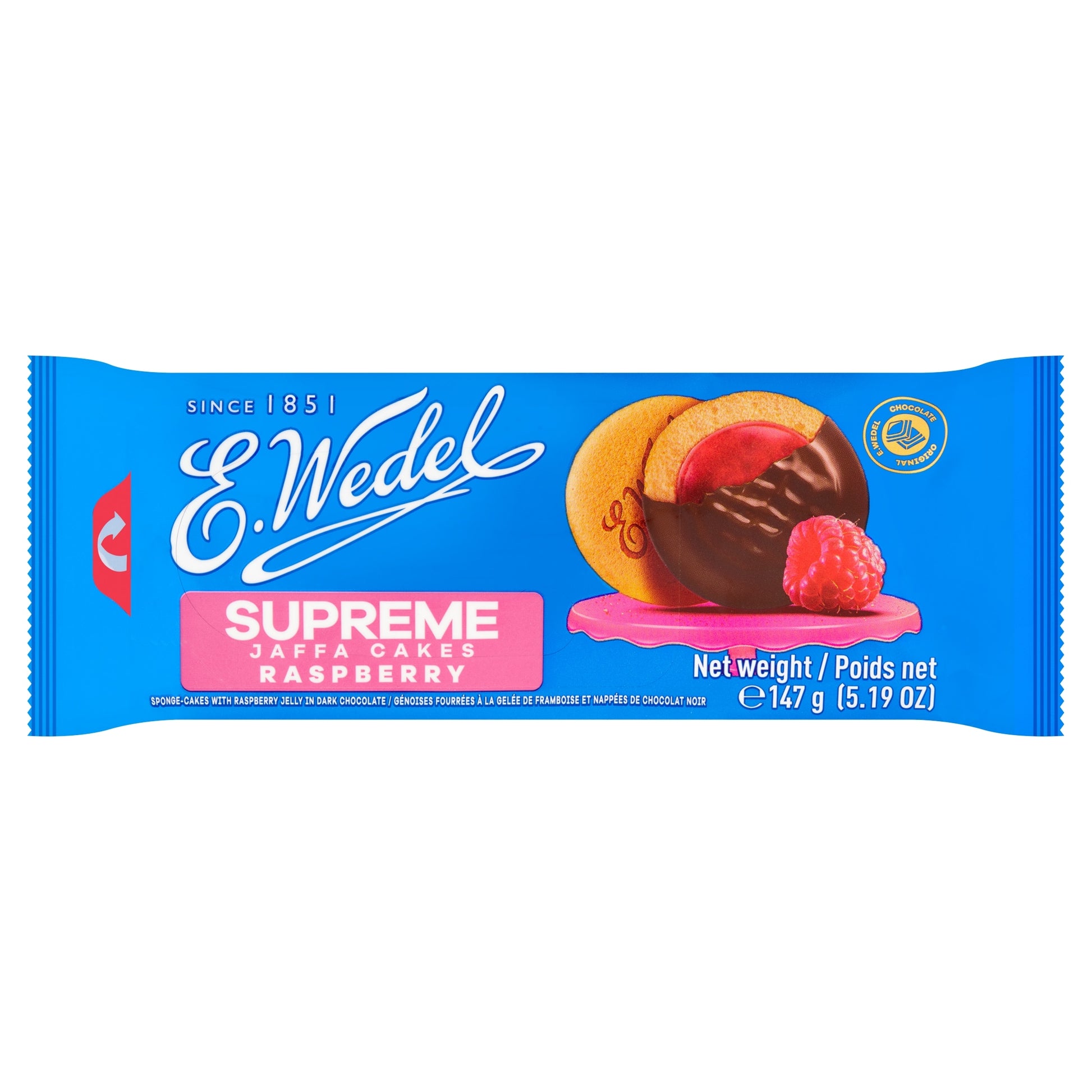 E. Wedel Supreme Jaffa Cakes - Raspberry 147g — image 1