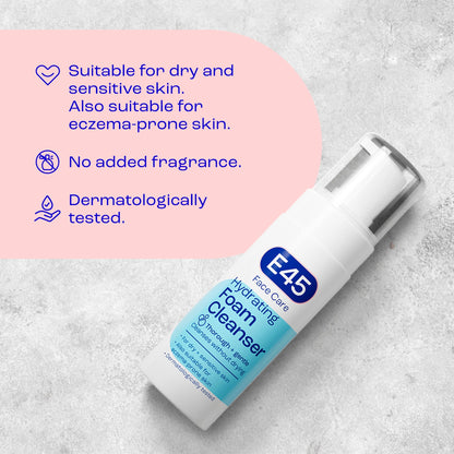 E45 Face Foaming Cleanser For Dry & Sensitive Skin 150Ml — image 2