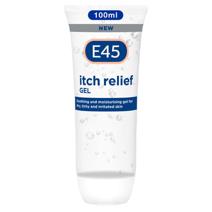 E45 Itch Relief Gel Moisturiser for Irritated & Dry Skin 100ml — image 1