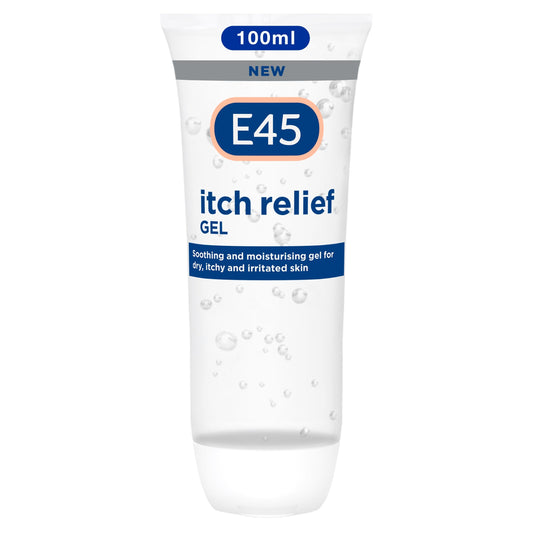 E45 Itch Relief Gel Moisturiser for Irritated & Dry Skin 100ml — image 1