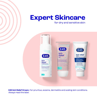 E45 Itch Relief Gel Moisturiser for Irritated & Dry Skin 100ml — image 5