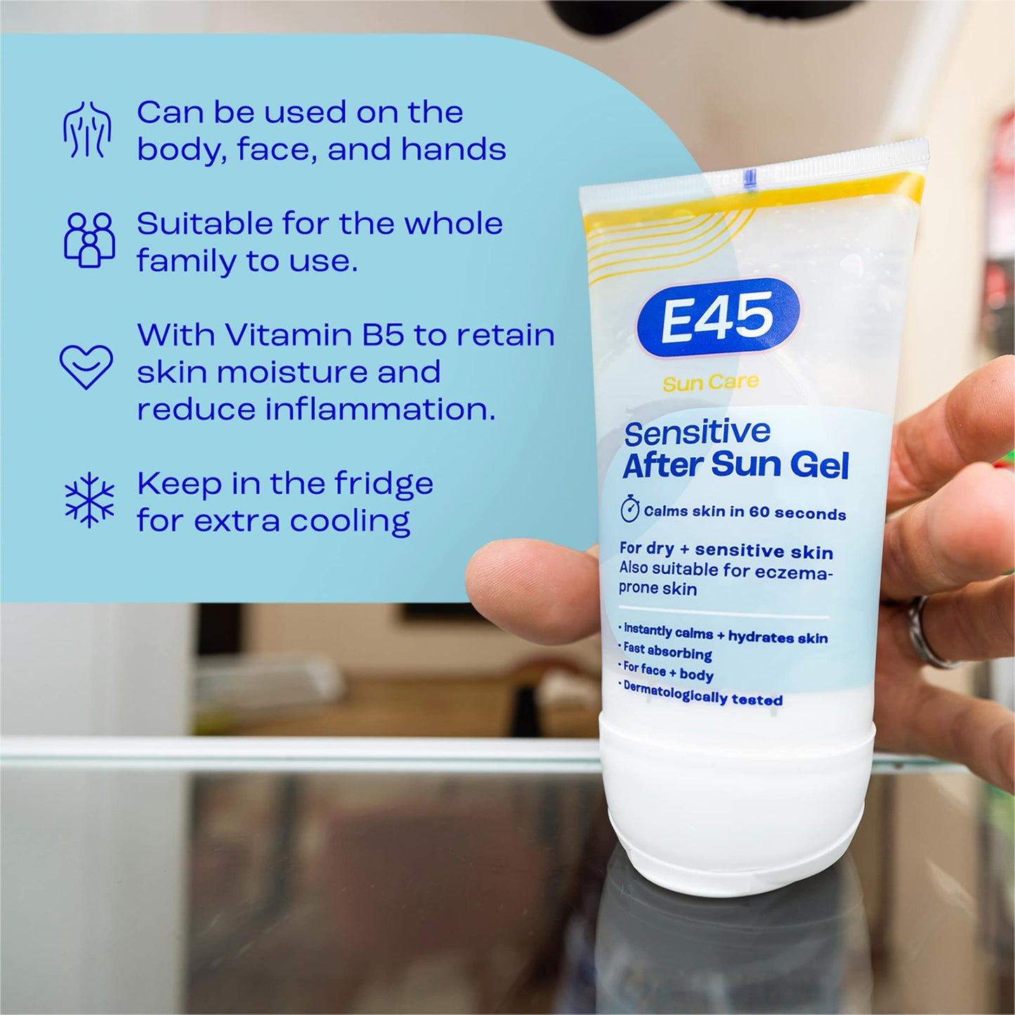 E45 Sun Care Sensitive After Sun Moisturiser Gel 150ml — image 2