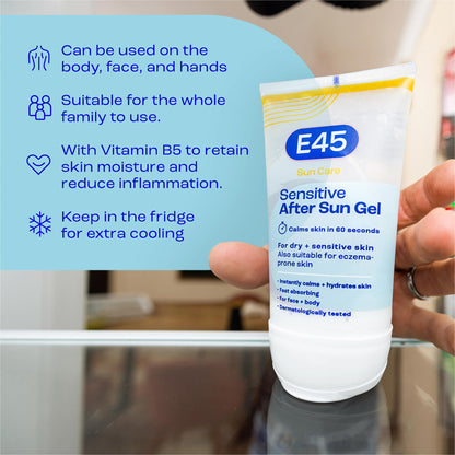 E45 Sun Care Sensitive After Sun Moisturiser Gel 150ml — image 2