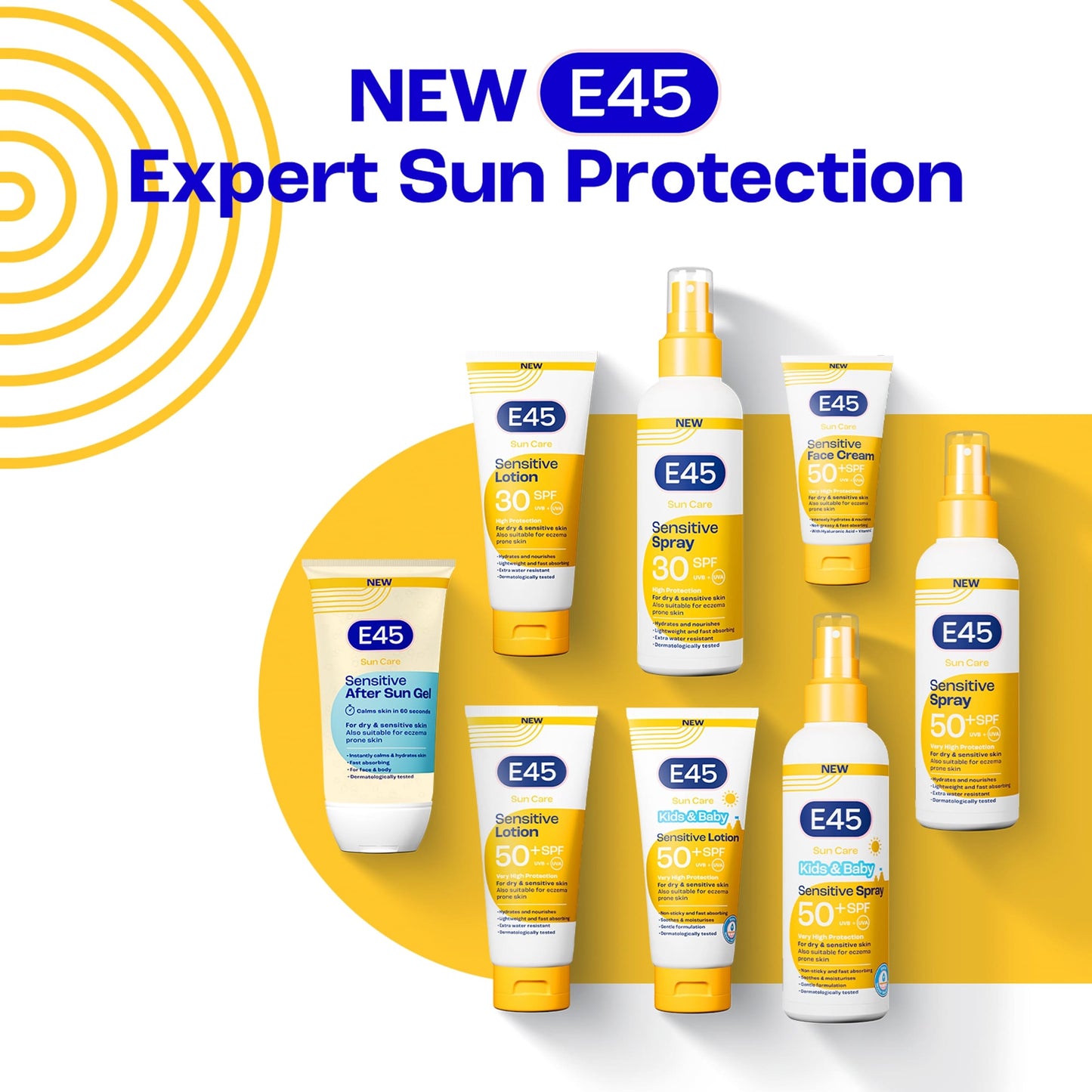 E45 Sun Care Sensitive After Sun Moisturiser Gel 150ml — image 3