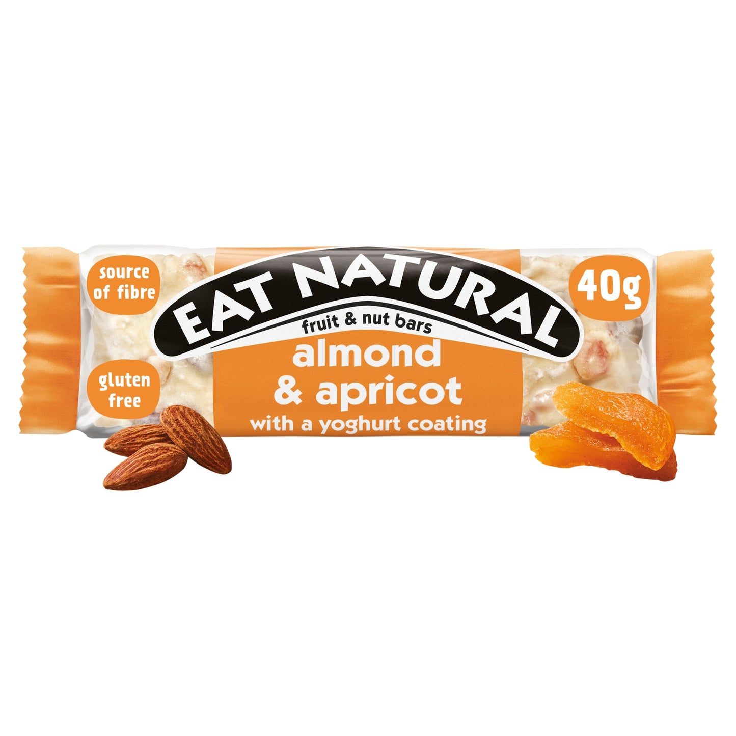 Eat Natural Almond & Apricot Fruit & Nut Bars with a Yoghurt Coating 40g — image 1