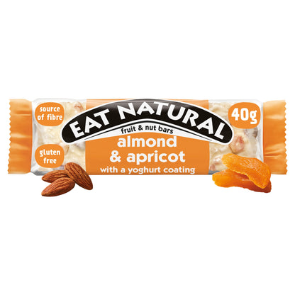 Eat Natural Almond & Apricot Fruit & Nut Bars with a Yoghurt Coating 40g — image 1