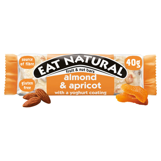 Eat Natural Almond & Apricot Fruit & Nut Bars with a Yoghurt Coating 40g — image 1