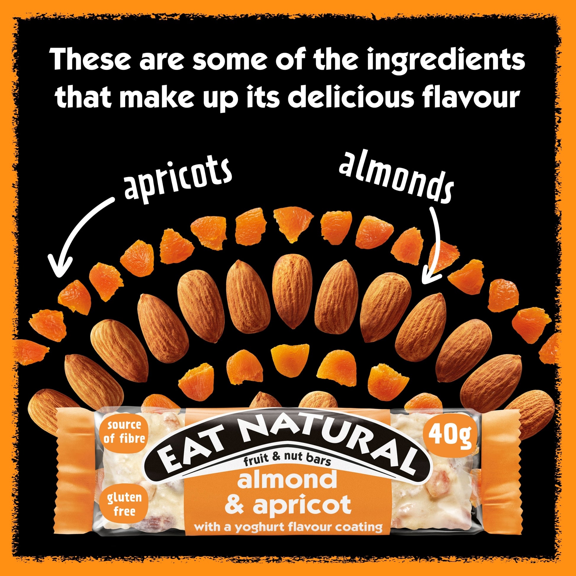 Eat Natural Almond & Apricot Fruit & Nut Bars with a Yoghurt Coating 40g — image 3