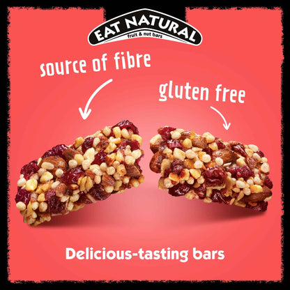 EAT NATURAL Fruit & Nut Almond & Cranberry Bar With Pomegranate &