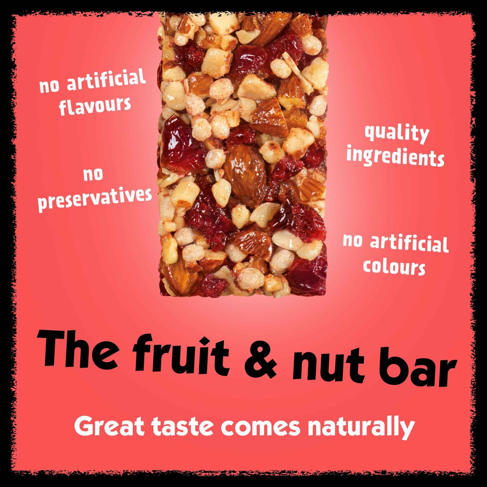 EAT NATURAL Fruit & Nut Almond & Cranberry Bar With Pomegranate &