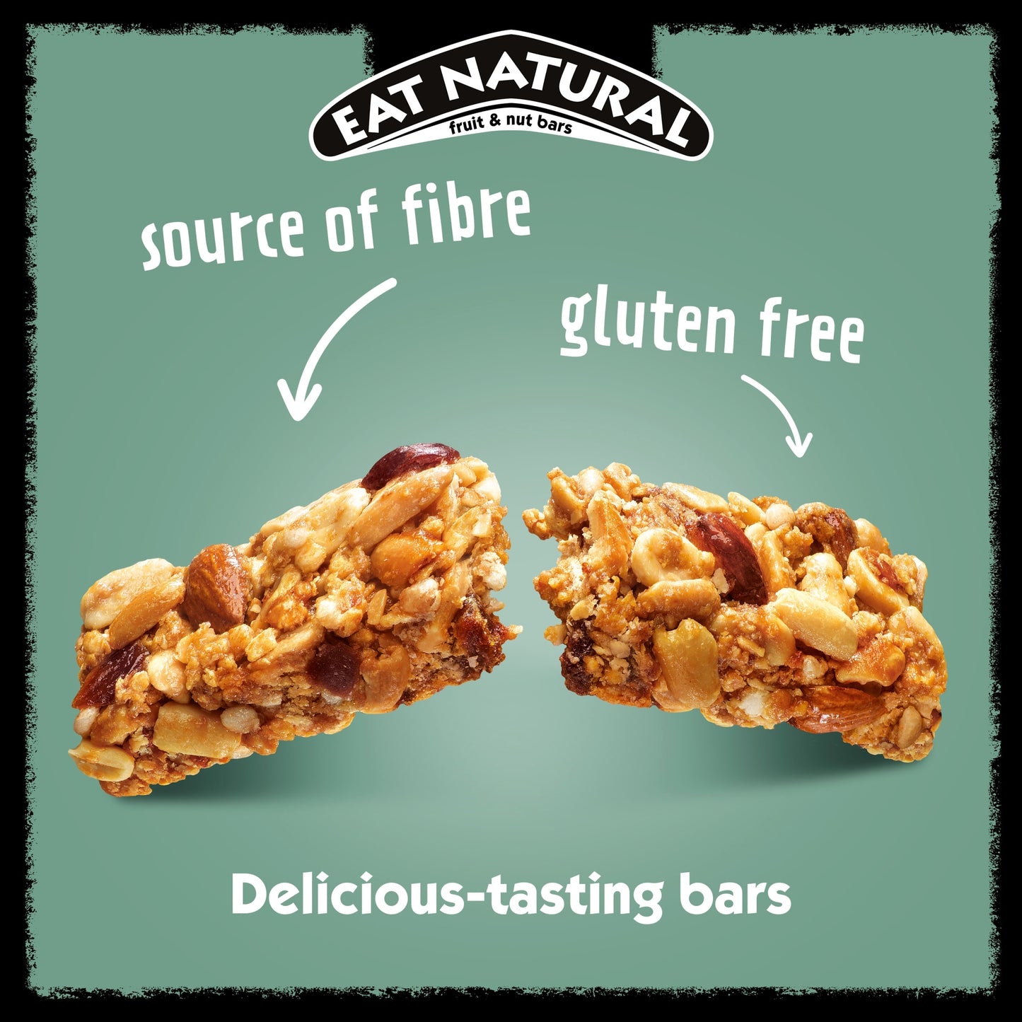 Eat Natural Fruit & Nut Protein Bars with Peanuts, Almonds & Salted Caramel 3 x 40g — image 2