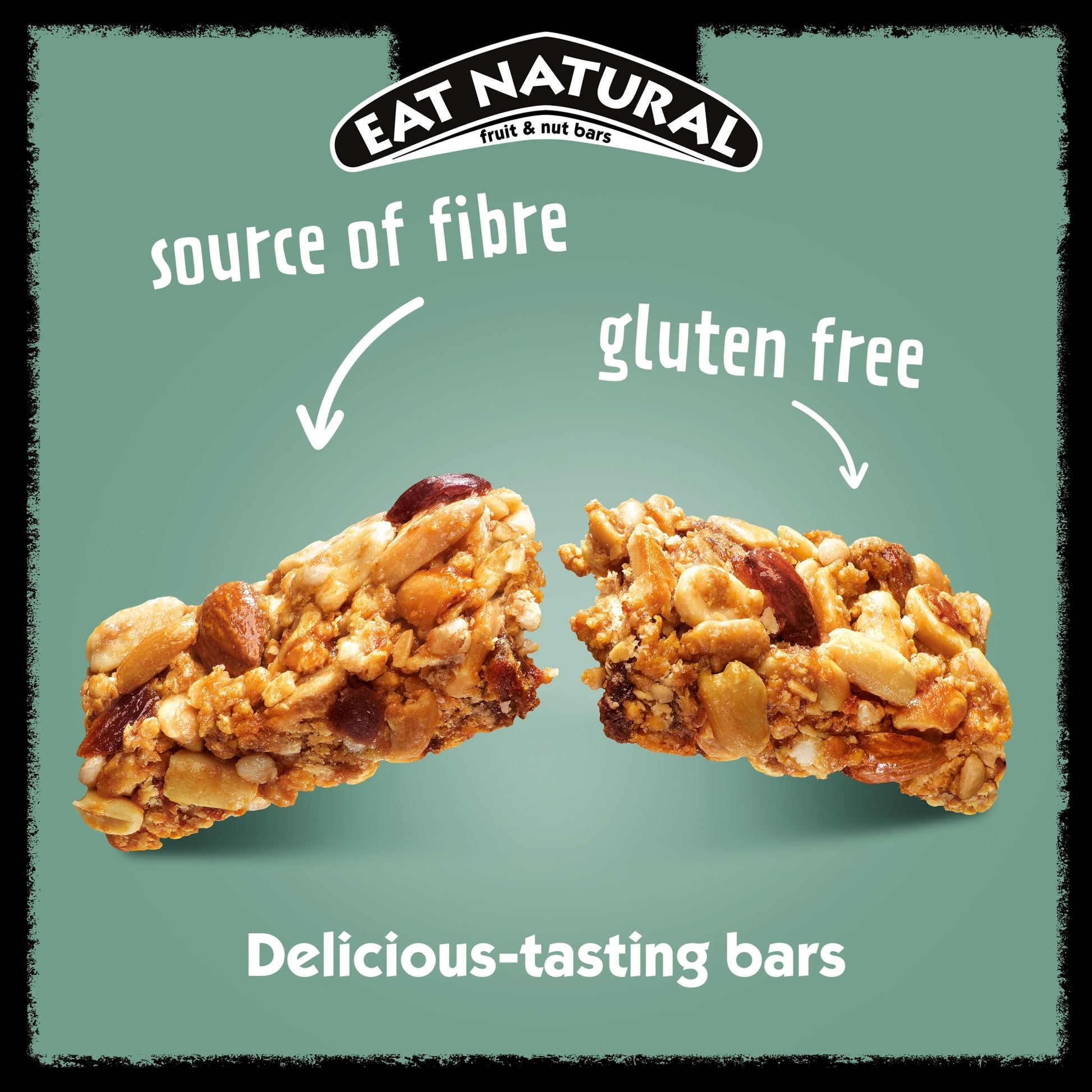 Eat Natural Fruit & Nut Protein Bars with Peanuts, Almonds & Salted Caramel 3 x 40g — image 2