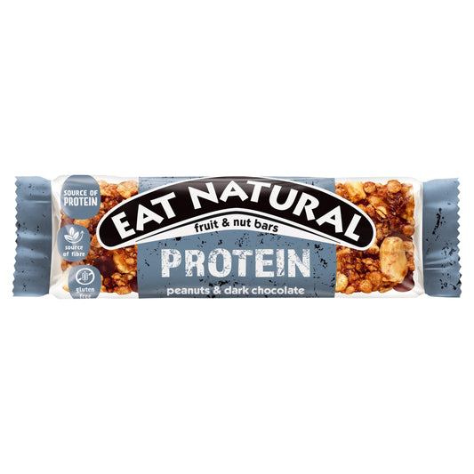 Eat Natural Protein Fruit & Nut Bars - Peanuts & Dark Chocolate 40g — image 1
