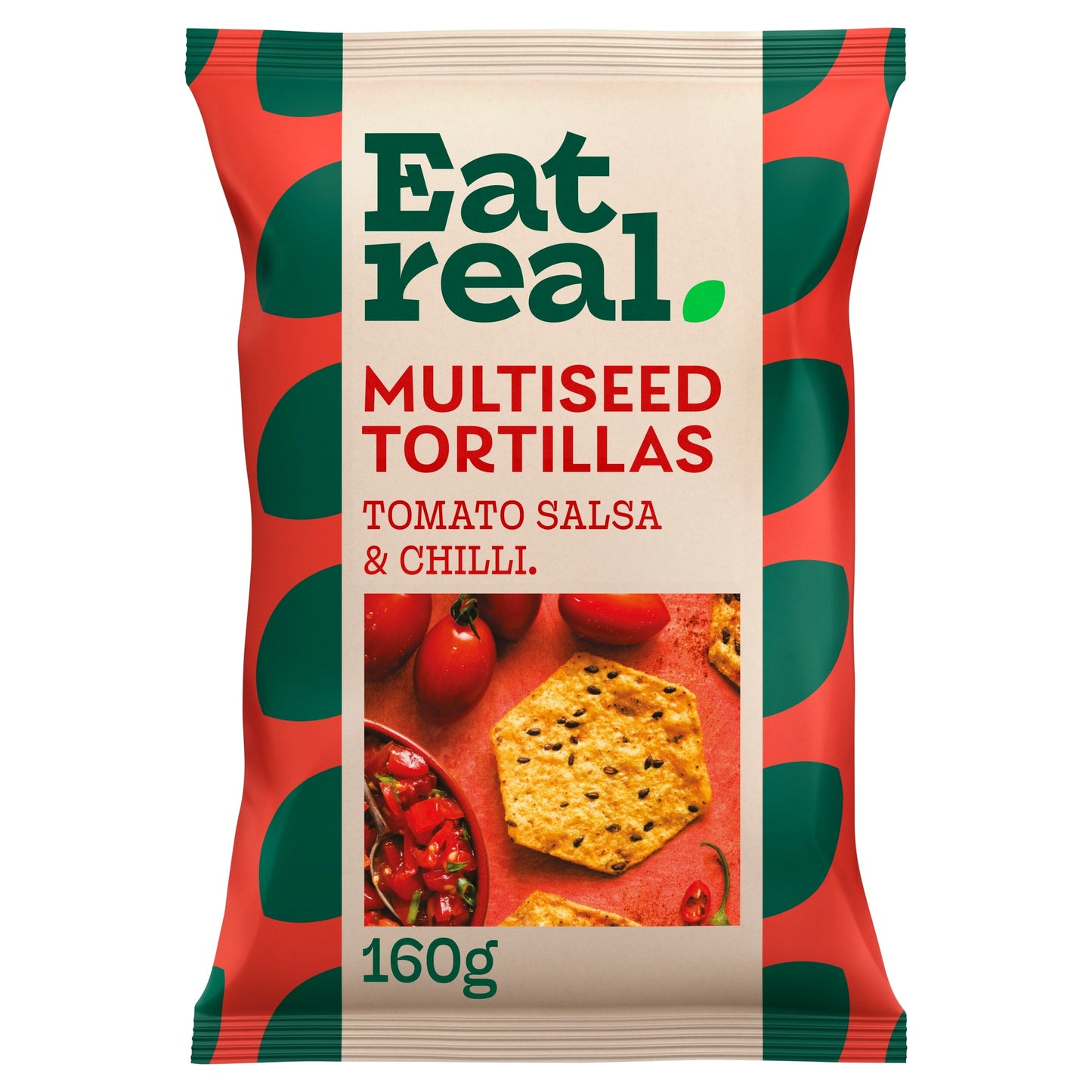 Eat Real Smoky Tomato Salsa Multiseed Tortilla Chips 160g — image 1