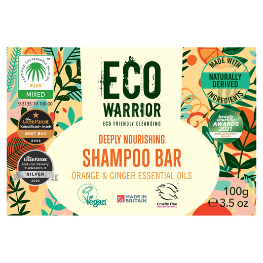 Eco Warrior Shampoo Bar Orange & Ginger 100G — image 1