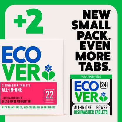 ECOVER All-in-one Power Dishwasher Tablets X24 0.42kg