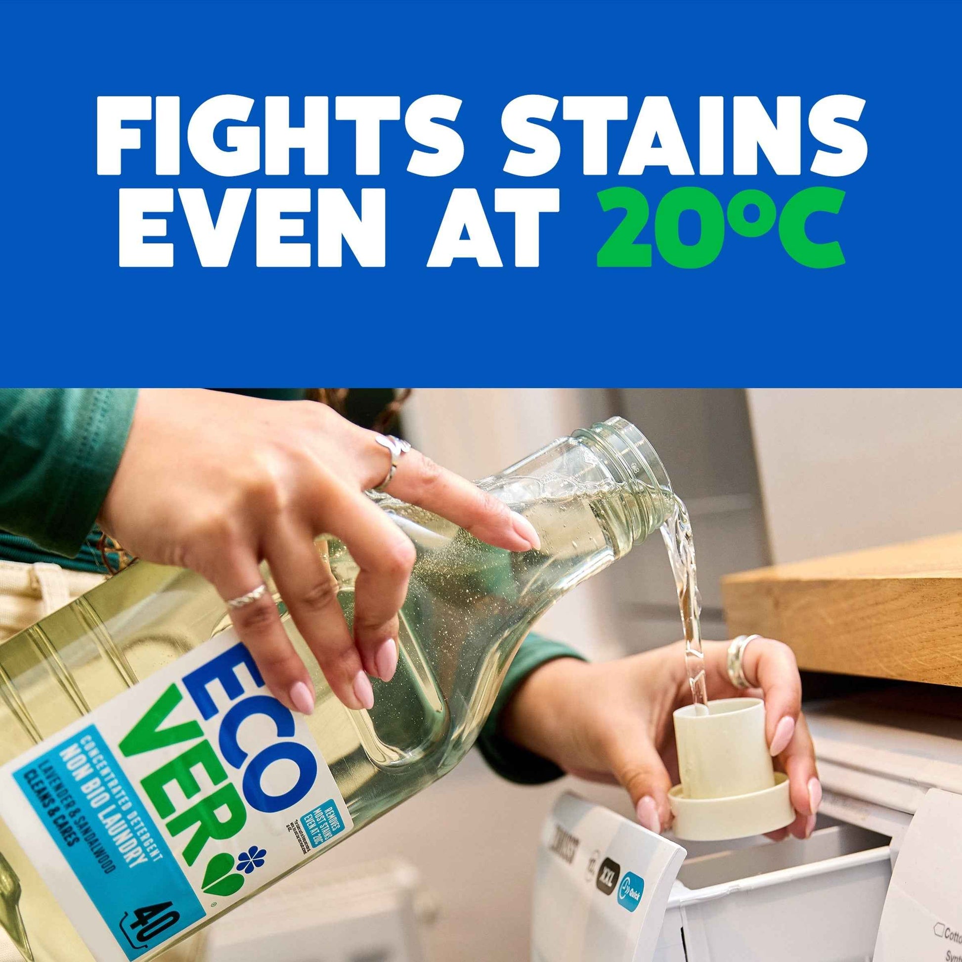 ECOVER Non Bio Concentrated Laundry Liquid 1.43litre 40 Wash