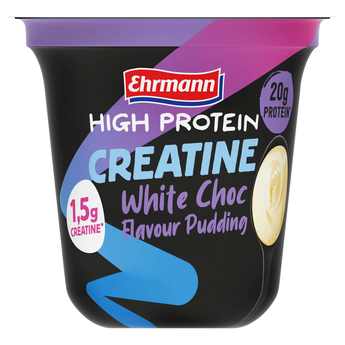 Ehrmann High Protein pudding with white chocolate flavor with creatine gluten-free 230 g — image 1