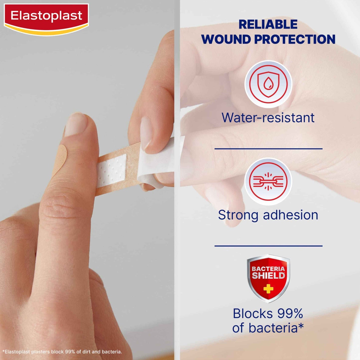 Elastoplast Water Resistant Plasters 10 Pack