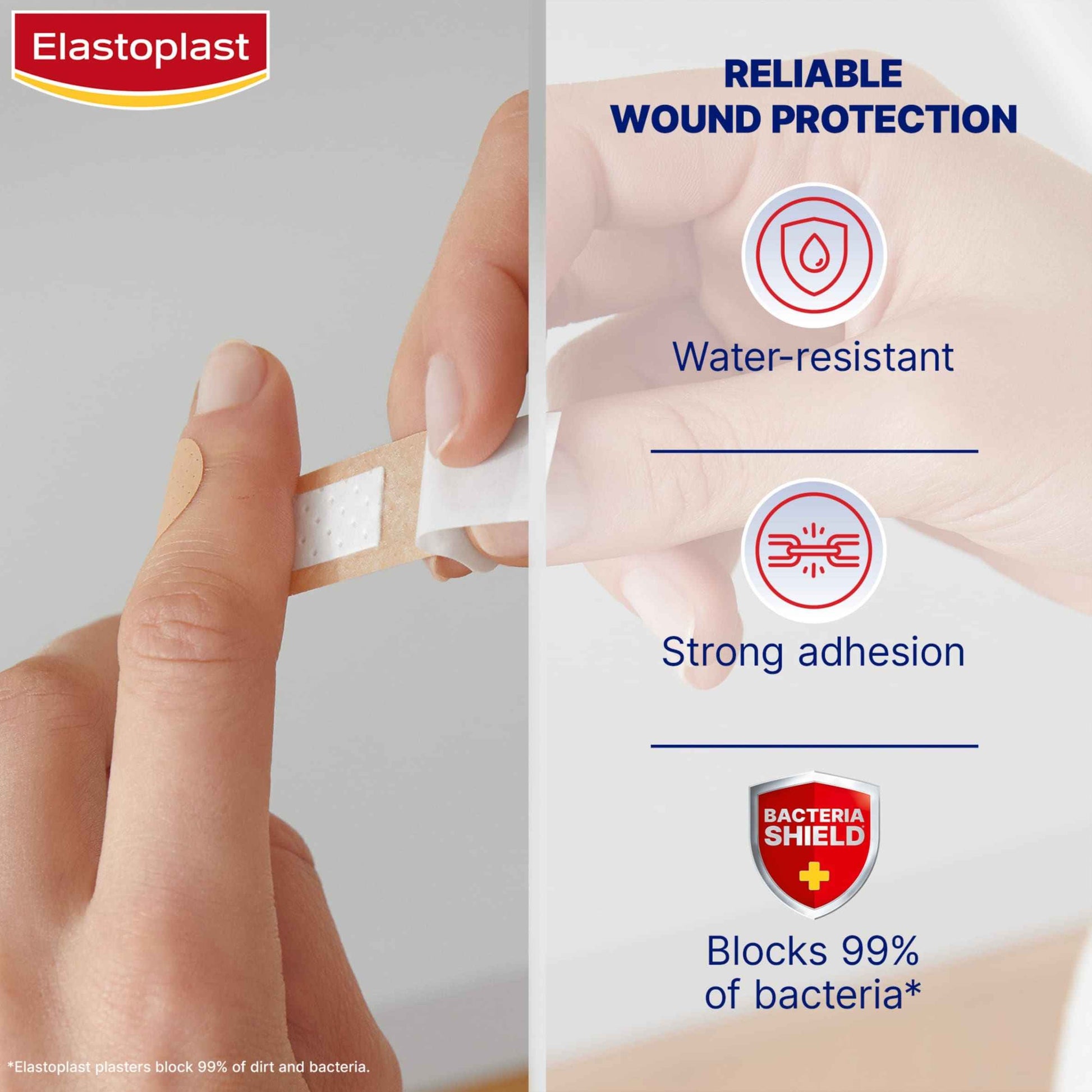 Elastoplast Water Resistant Plasters 10 Pack