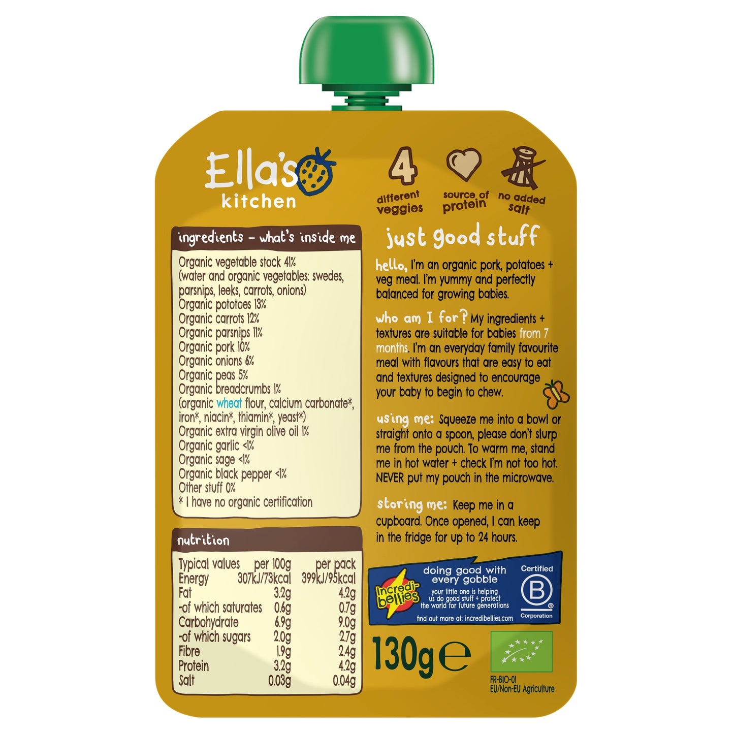 Ella's Bangers & Mash Stage 2 130G — image 2