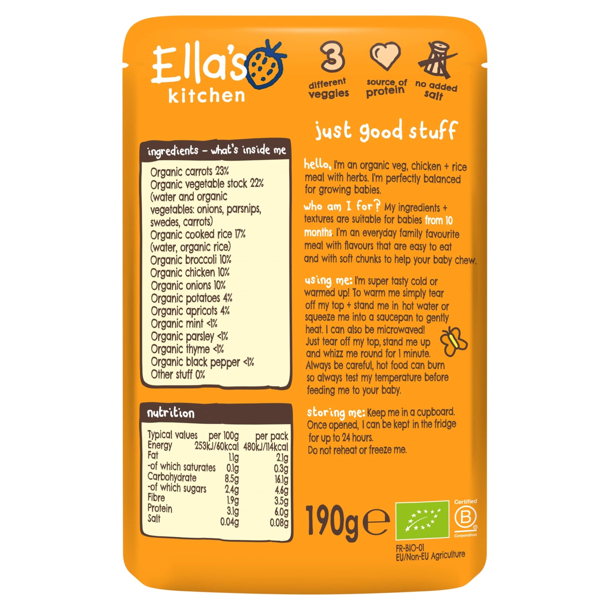 Ella's Chicken Casserole With Rice 190G — image 2