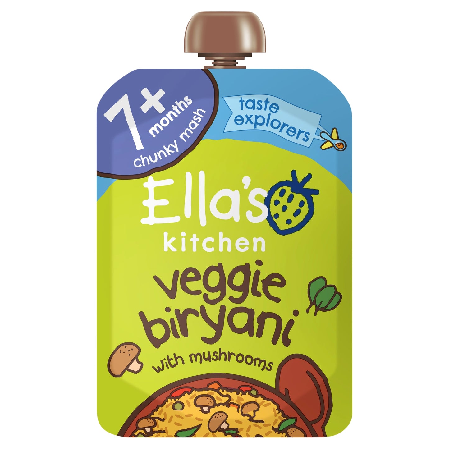 Ella's Kitchen 7 Month Plus Veggie Biryani 130G — image 1