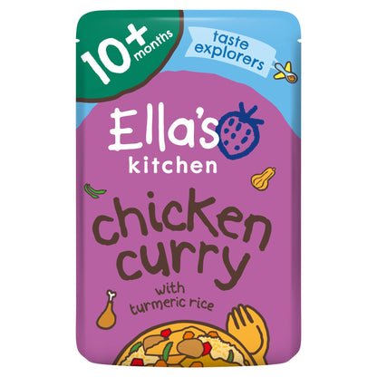 Ella's Kitchen Chicken Curry With Veggie Rice 190G — image 1