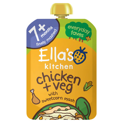 Ella's Kitchen Chicken & Sweetcorn Mash With Herbs 130G — image 1