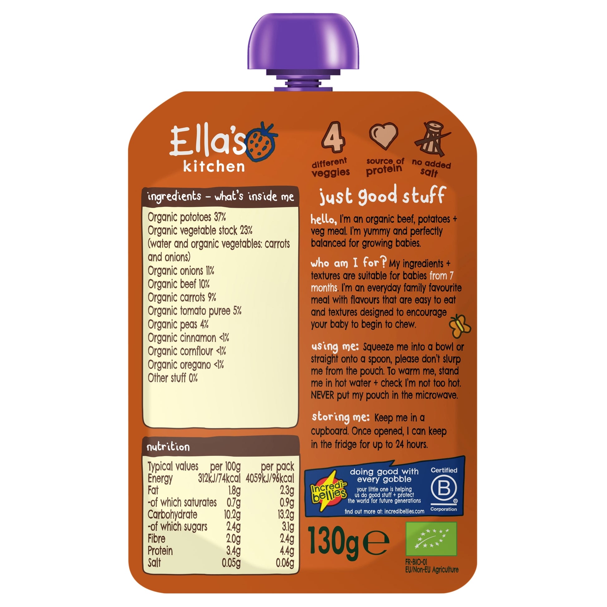 Ella's Kitchen Cottage Pie 130G — image 2
