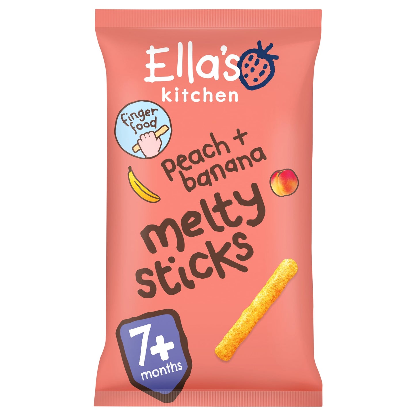 Ella's Kitchen Organic Peach & Banana Melty Sticks 16G — image 3