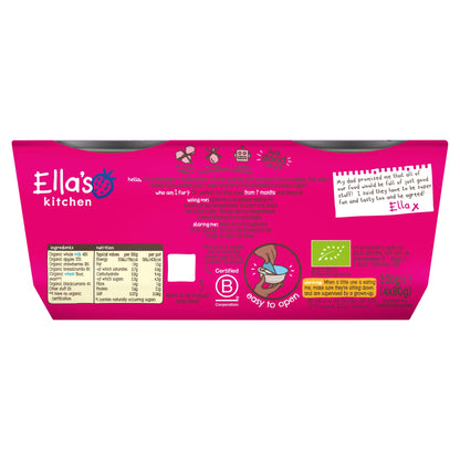 Ella's Kitchen Organic Strawberry & Blackcurrent Summer Pudding 7m+ 4x80g — image 2