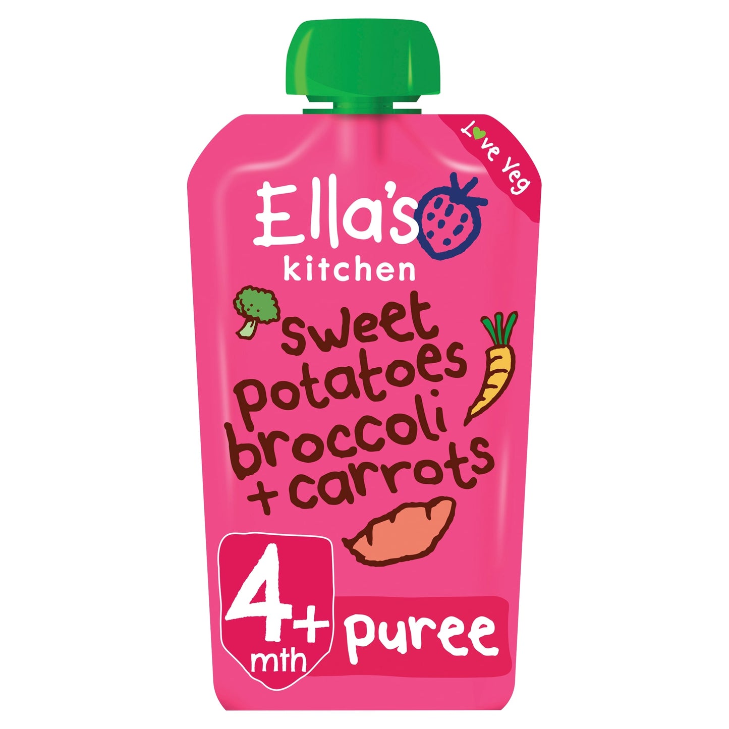 Ella's Kitchen Organic Sweet Potato Broccoli & Carrot 120G — image 1