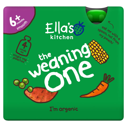 Ella's Kitchen Organic Weaning One variety multipack 6+ Months 4 x 70g — image 1