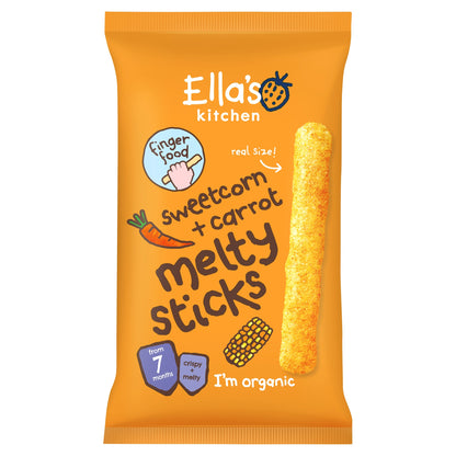 Ella's Kitchen Sweetcorn Plus Carrot Melty Sticks 17G — image 1