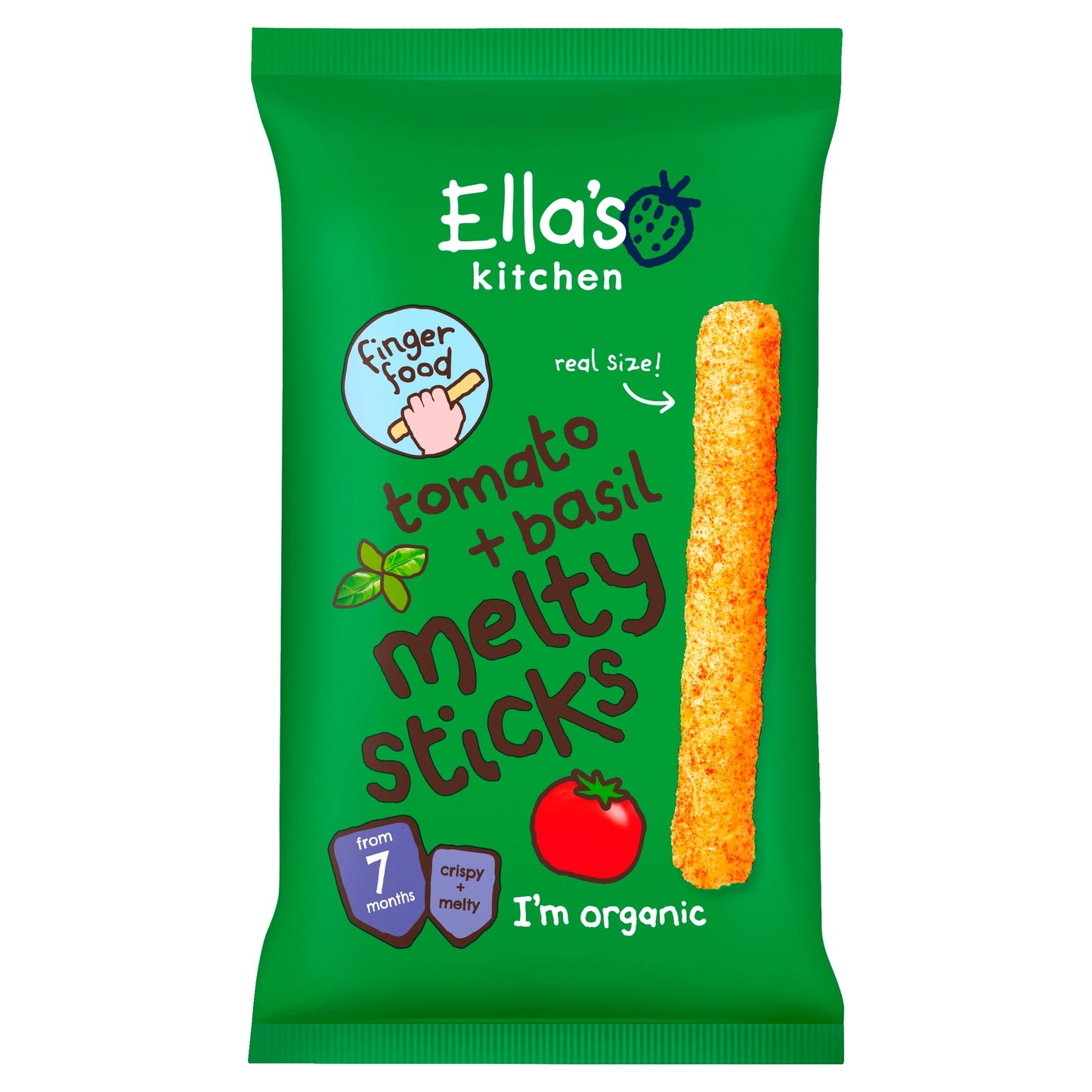 Ella's Kitchen Tomato & Basil Melty Sticks 17G — image 1