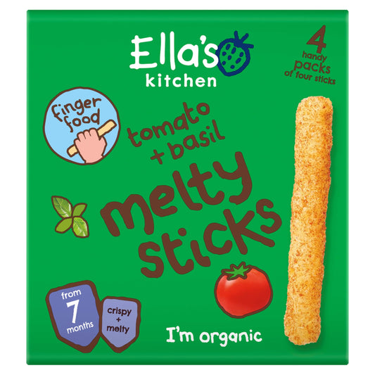Ella's Kitchen Tomato & Basil Melty Sticks 4X6g — image 1