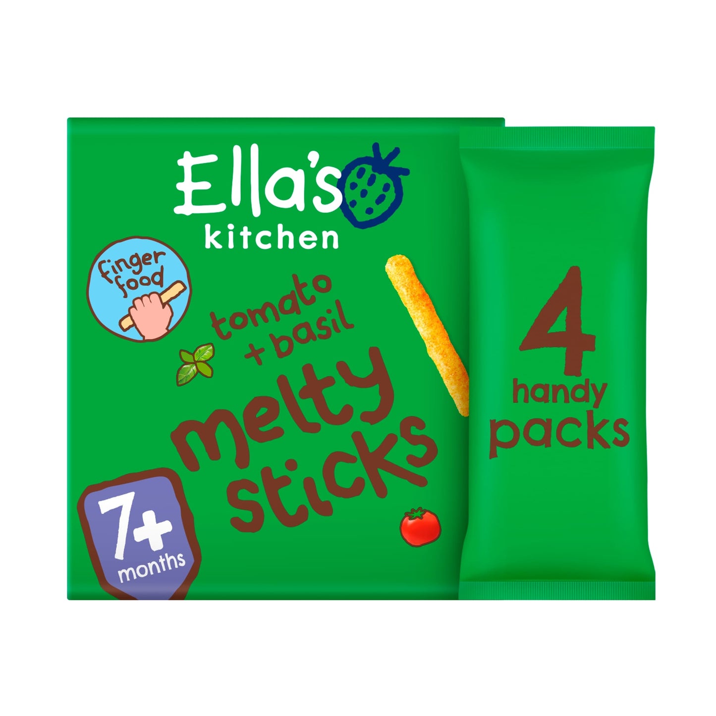 Ella's Kitchen Tomato & Basil Melty Sticks 4X6g — image 3