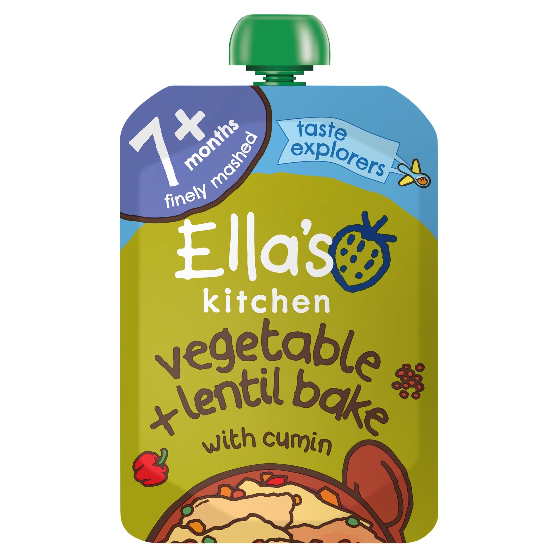 Ella's Kitchen Vegetable Bake With Lentils 130G — image 1