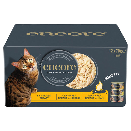 ENCORE CAT FOOD CHICKEN SELN TINS 12X70G — image 1