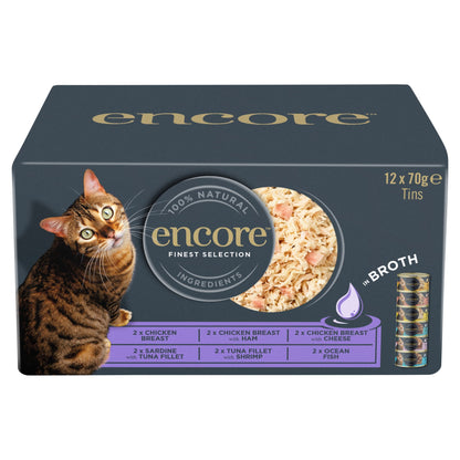 Encore Cat Food Mixed Selection Tins 12X70g — image 1