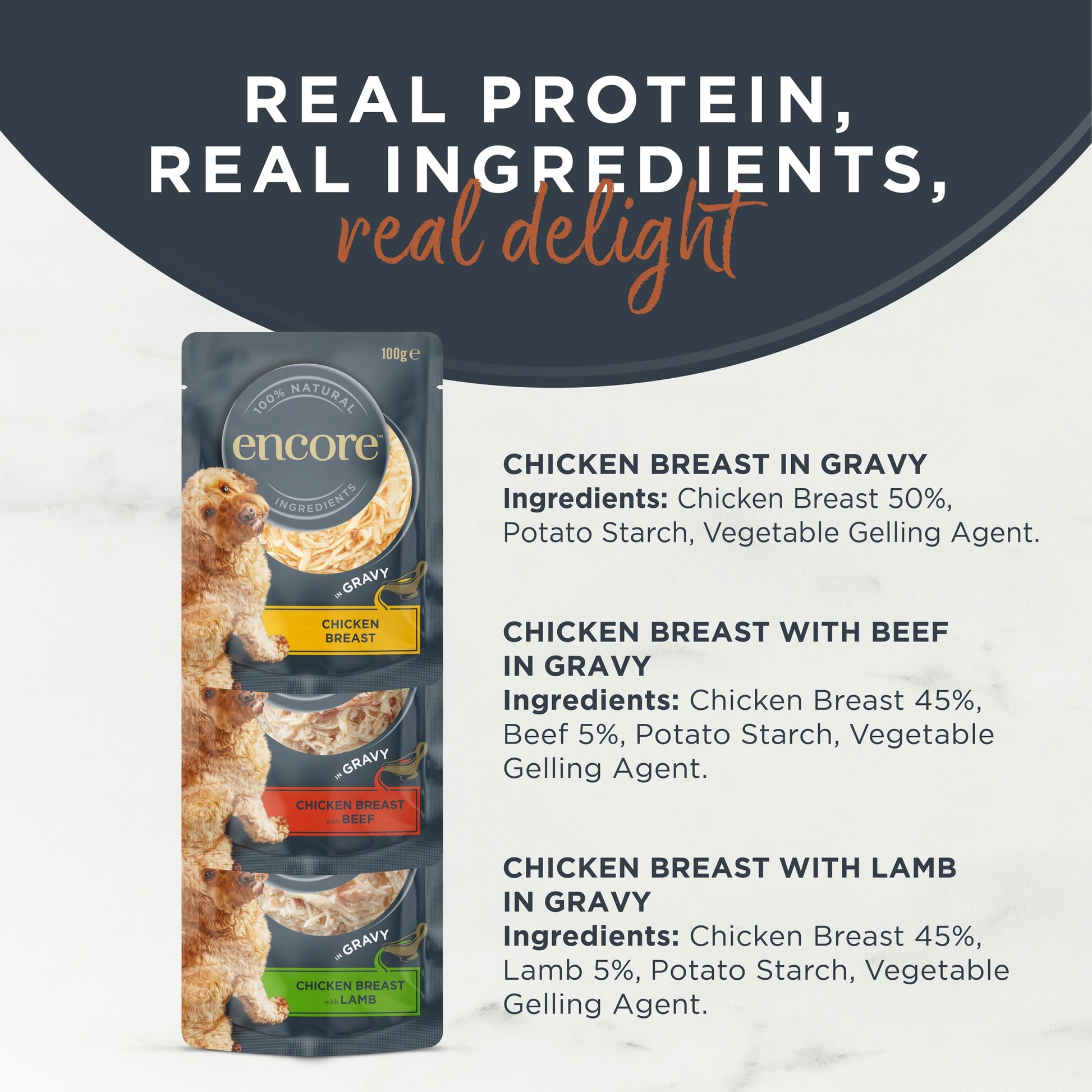 Encore Dog Pouch Meat Selection in Gravy 5x100g — image 2