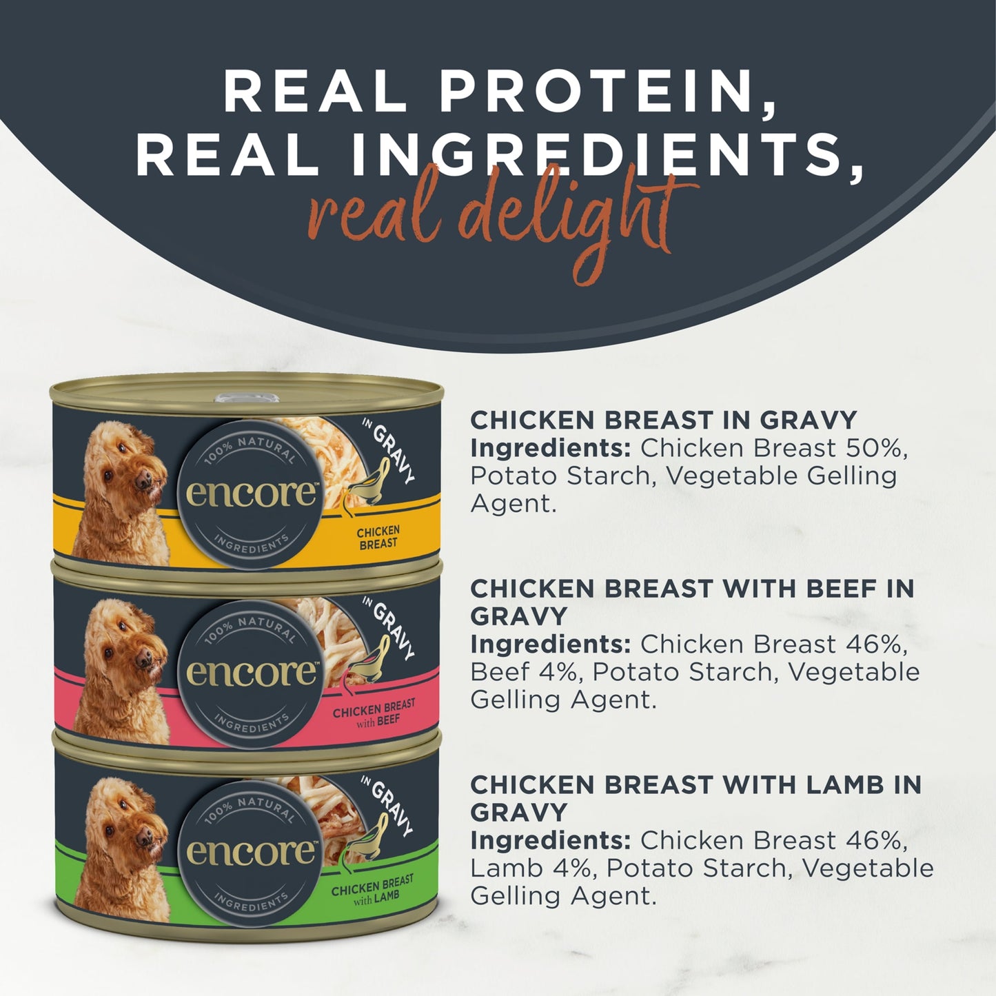 Encore Dog Tins Meat Selection in Gravy 8x156g — image 2