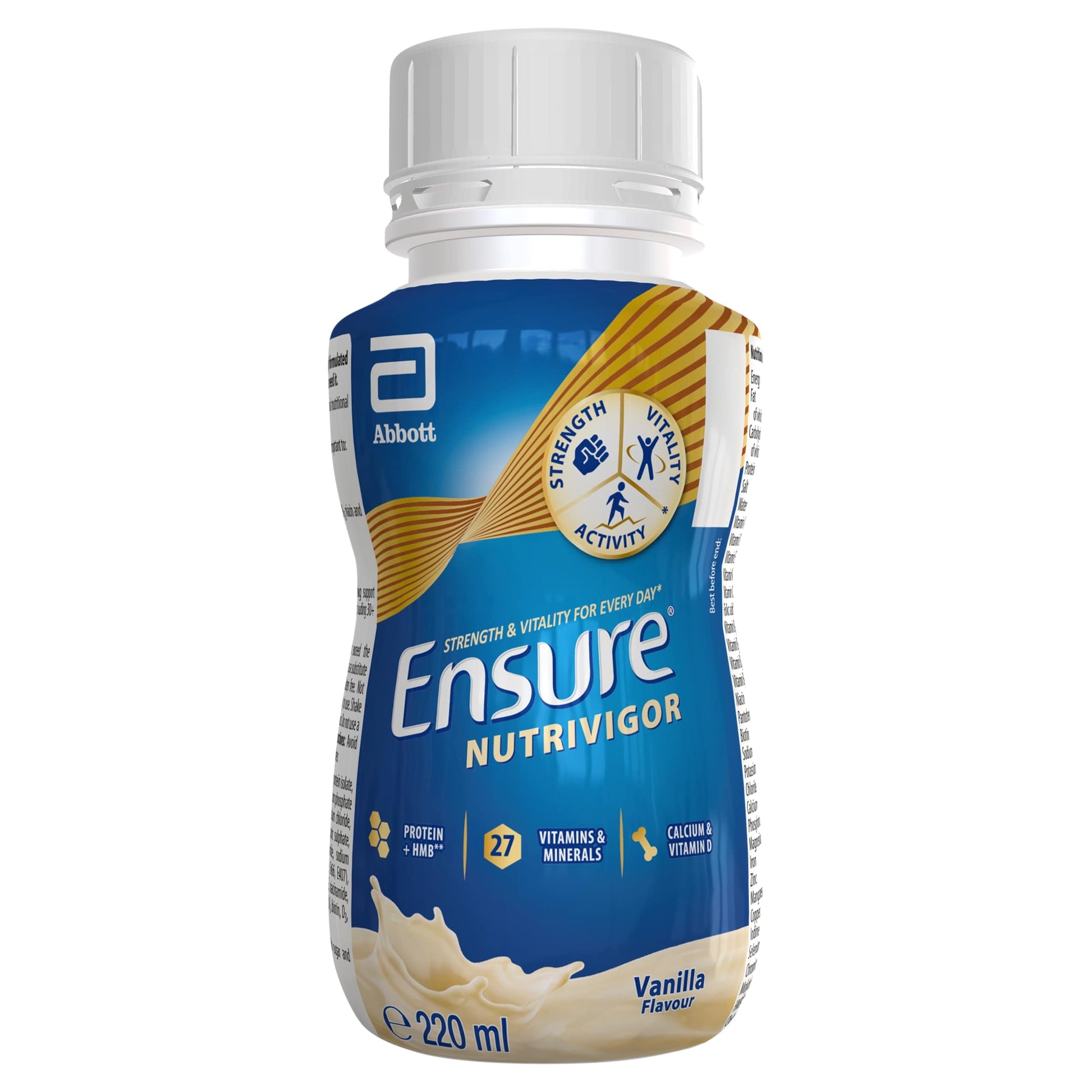 Ensure Nutrivigor Vanilla Ready to Drink Liquid 220ml — image 1