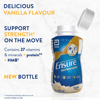 Ensure Nutrivigor Vanilla Ready to Drink Liquid 220ml — image 2