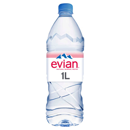 Evian Natural Bottled Mineral Still Water 1L — image 1